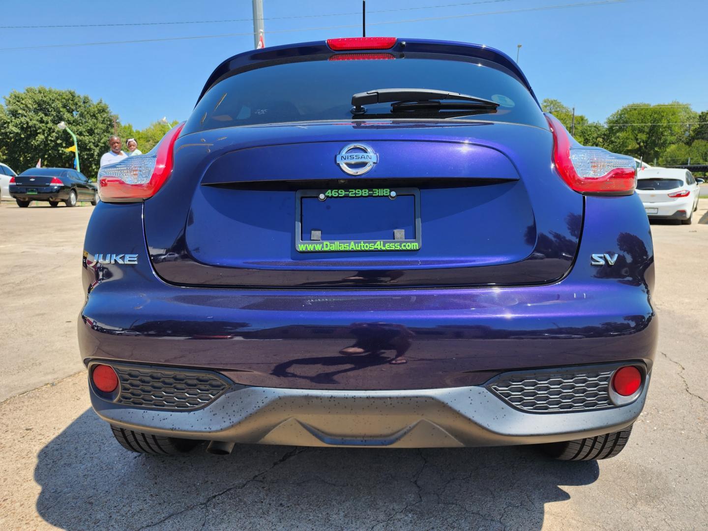 2015 BLUE Nissan Juke SV (JN8AF5MR5FT) , AUTO transmission, located at 2660 S.Garland Avenue, Garland, TX, 75041, (469) 298-3118, 32.885551, -96.655602 - Welcome to DallasAutos4Less, one of the Premier BUY HERE PAY HERE Dealers in the North Dallas Area. We specialize in financing to people with NO CREDIT or BAD CREDIT. We need proof of income, proof of residence, and a ID. Come buy your new car from us today!! This is a SUPER CLEAN 2015 NISSAN JUK - Photo#4